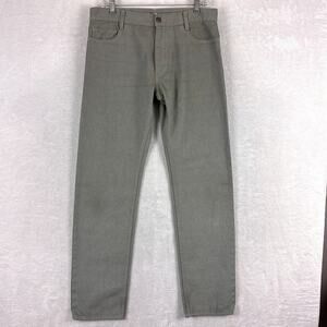 VTG Marc Jacobs Pants Men EU48 (32x33) Gray Coated Chore Gibo Co. Spa Italy Y2K